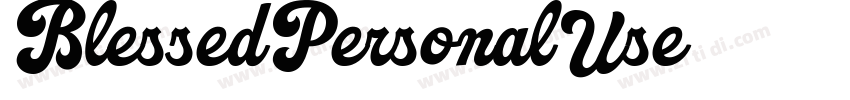 BlessedPersonalUse 常字体转换